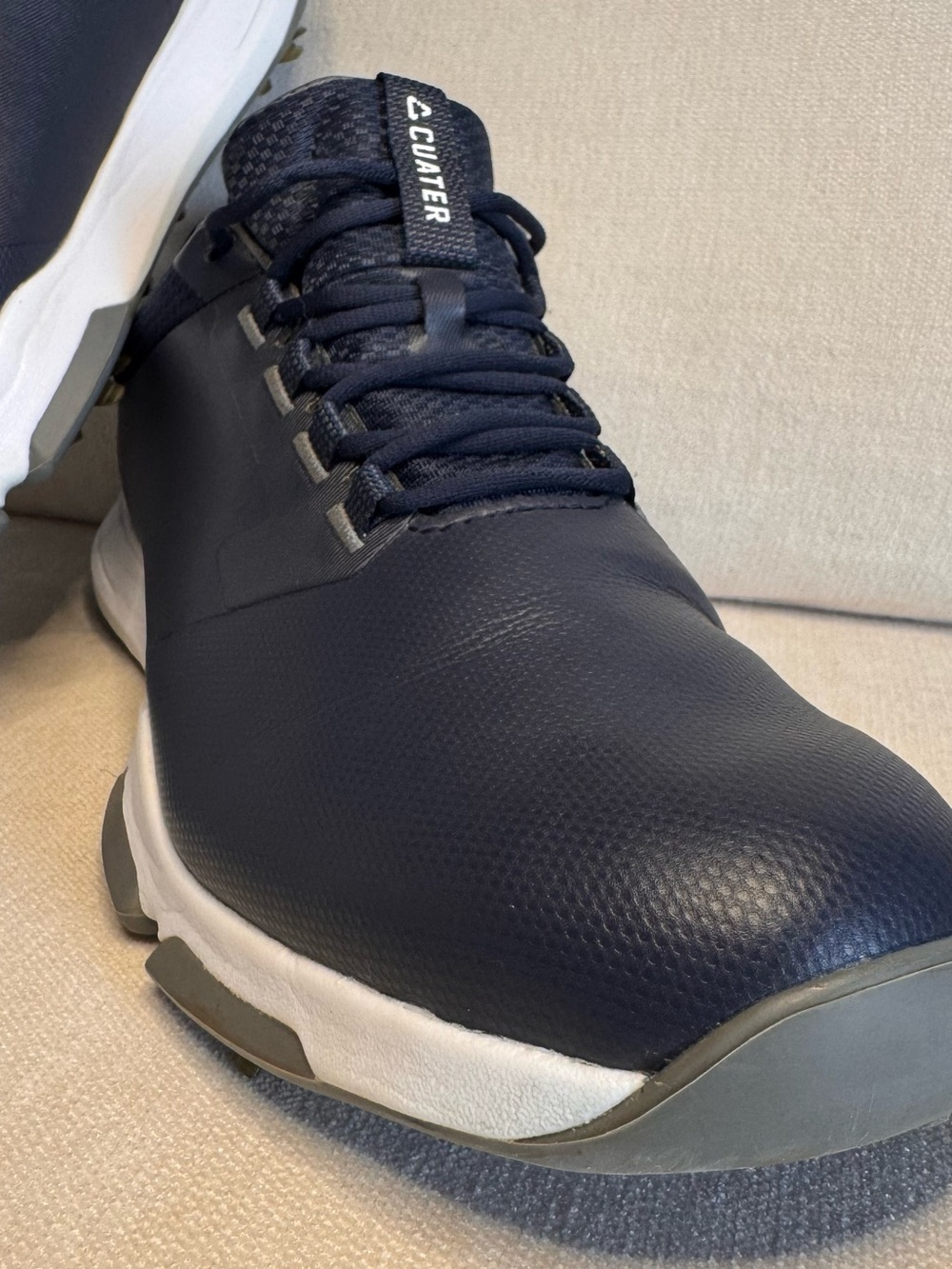 CUATER by TravisMathew Men's Spiked Golf Shoes Navy Blue Size 11